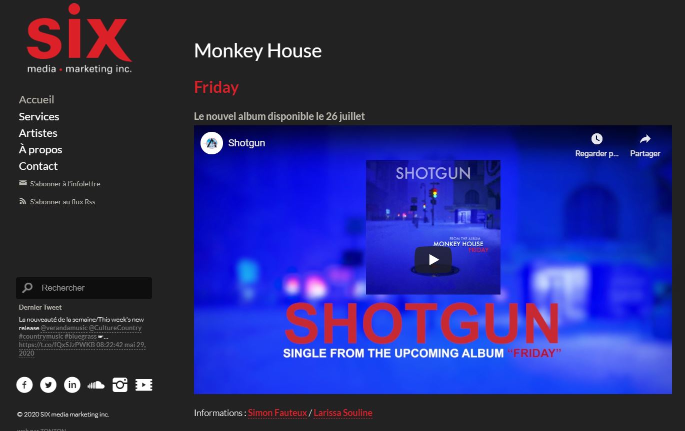 SixMedia Monkey House